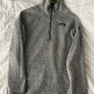 Grey Patagonia Quarter Zip